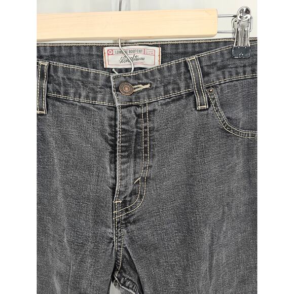 Levi Strauss & Co. Women's Low Rise Rise Boot Gray Button Closer Jeans Size 13L - Picture 3 of 6